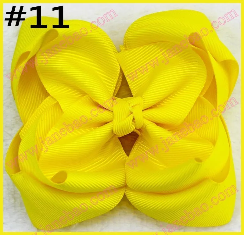 

free shipping 120pcs 4'' double layered boutique hair bows stacked ABC hair bows girl hair accessories