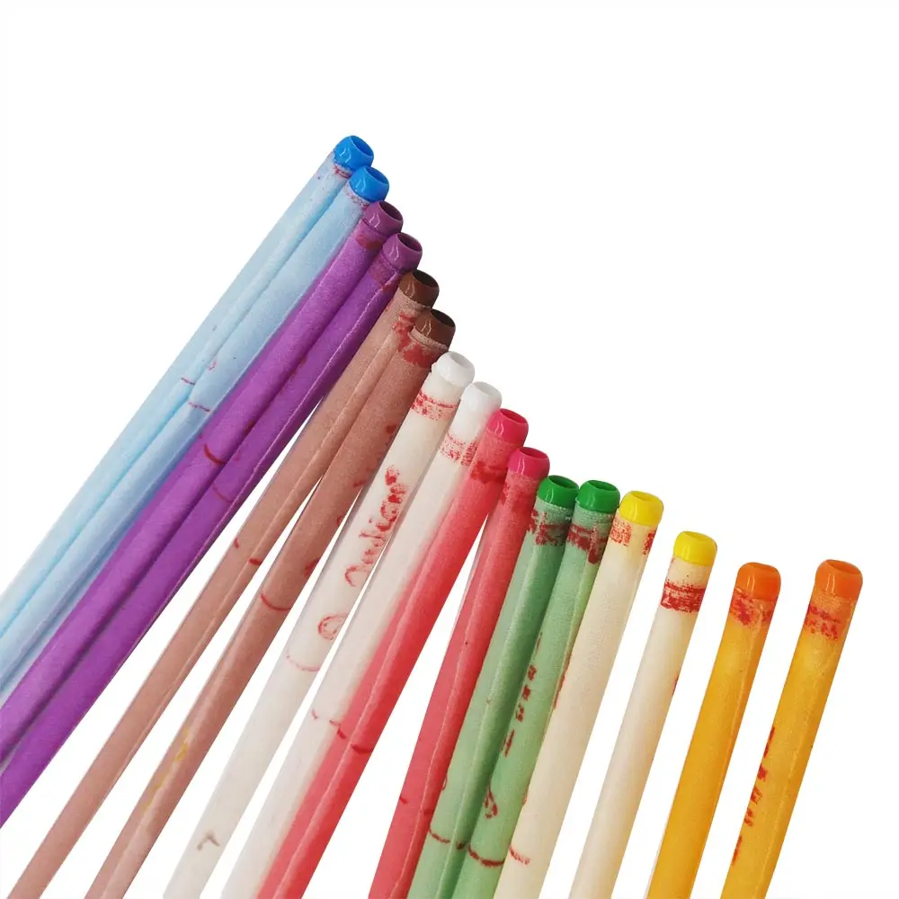 50X Cylinder Ear Cone Candles With Natural Bee Wax Paraffin For Ear Therapy