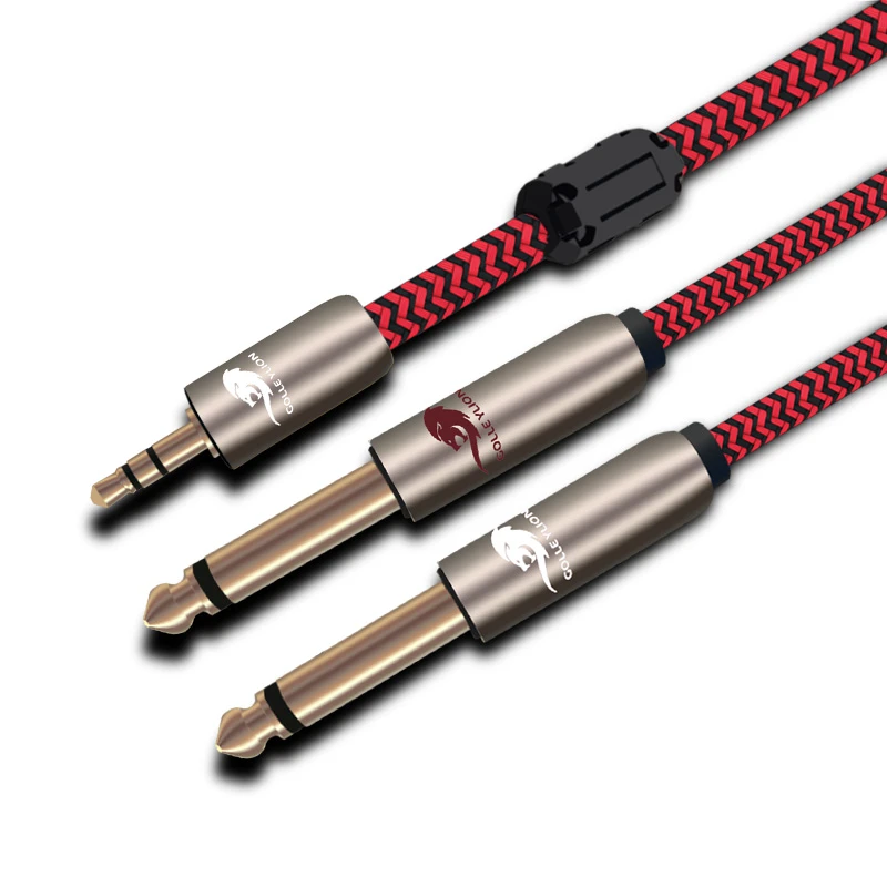 wereld deuropening Emigreren Hifi Mini Jack 3.5Mm Naar 6.5Mm Dual Audiophile Audio Kabel Voor Pc  Telefoon Mixer Console 1/4 "Ts jack 3.5Mm Naar 2 6.5Mm Audio Kabel|6.5mm  audio cable|audio cablejack 3.5mm - AliExpress