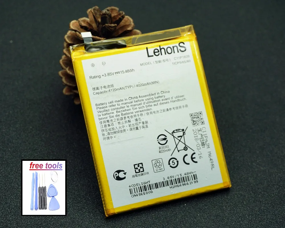LehonS 1x4020 mAh запасная батарея для Asus Zenfone 3 max 5 &quotZC553KL X00DDA 4 2&quot ZC520KL X00HD C11P1609 1609 |