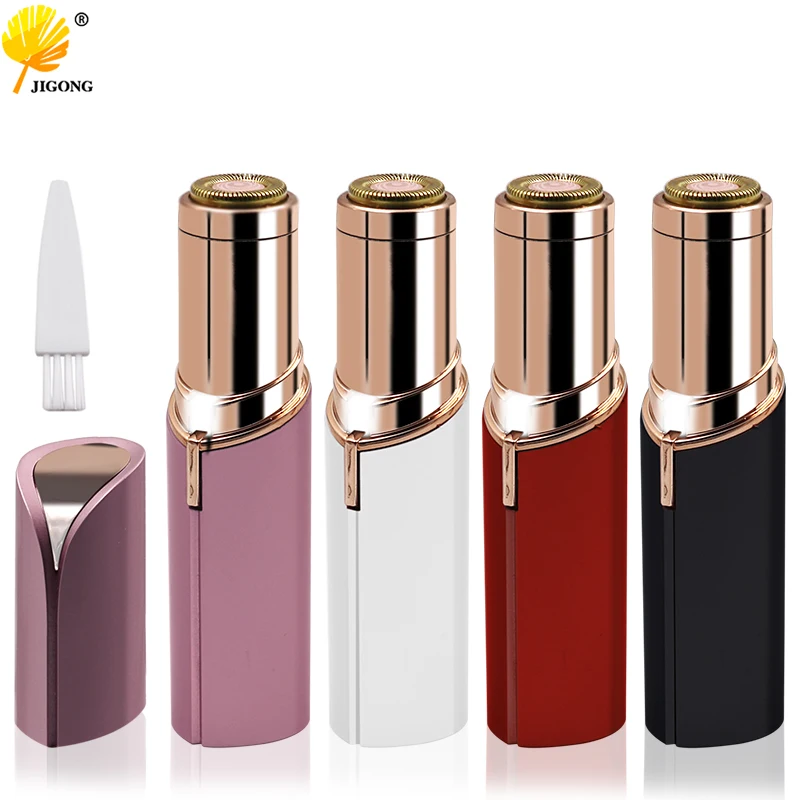

Portable Size Women Electric Painless Hair Removal For Body Depilator Lipstick-shape Neck Leg Shaving Tool Set