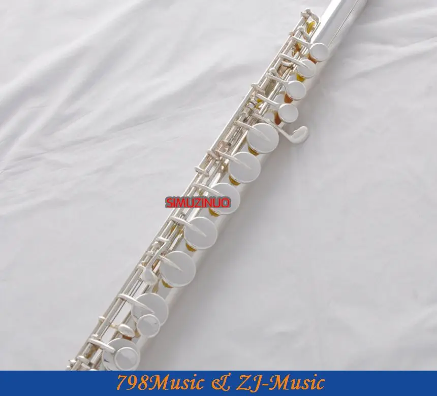 Профессиональный альт-флейта-G ключ-посеребренный-с Чехол