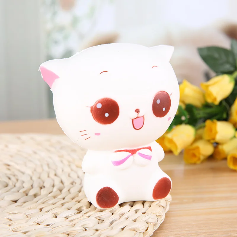 Squishy Antistress Squeeze Toys Single Cute Big Eyes Cat Anti Stress Squeezing Funny Toys for