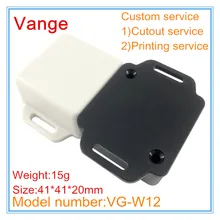 10 шт./лот хорошее качество ABS пластик Материал распределительная коробка 41*41*20 мм настенный для устройства управления