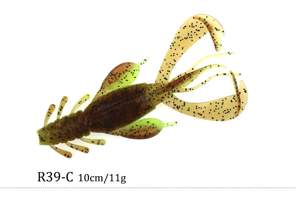 5 шт./пакет 100 мм/11 г Креветки мягкие приманки рыболовные приманки поддельные искусственная наживка приманки мягкие приманки Мягкие силиконовые приманки снасти