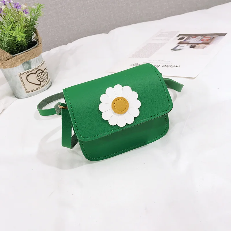 

Fashion Children's Coin Purse Girl Cute Daisy Flower Cover Mini Messenger Bag Baby Accessories Shoulder Bag Floral Girls Purse