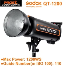 Godox QT-1200 QT1200 1200Ws студийная стробоскопическая вспышка профессиональное освещение для фотостудии свет для портретной моды Свадебная Художественная фотография AC220V 1200 W