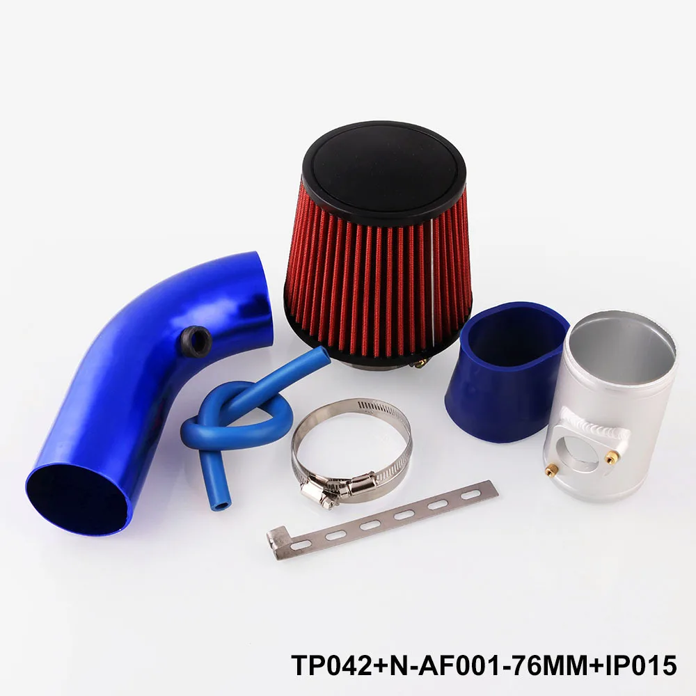

1 Set Intake Flow Pressure Sensor Fliter Base 76mm Aluminum Alloy Kit for Honda Toyota DXY88
