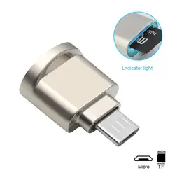 EASYA Whloesale Micro USB к TF Card Reader металлический Материал читателей для Android-смартфон Применение 10 шт./лот