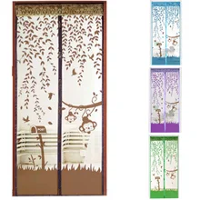 4 Colors Magnetic Curtains Mosquito Net on the Door Window Mesh with Magnets Insect Screen
