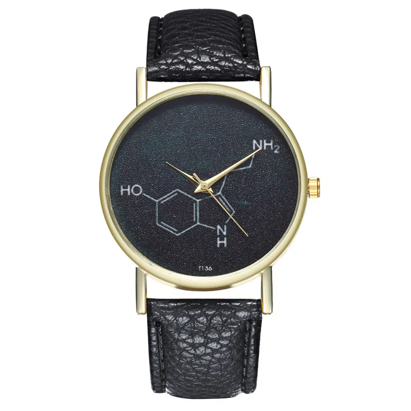 

FUNIQUE Women Student Watch Chemical Equation Quartz Analog Creative Watch Hand Clock Ladies Watch Bracelet For Dropshipping