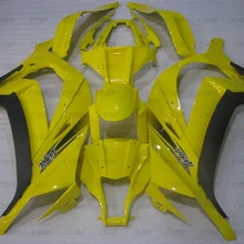 ZX-10r 2011- Подарочный комплект обтекателя для мотоцикла Кавасаки-ниндзя ZX 10r 2011 Обтекатели для Кавасаки ZX10r желтого тела Наборы