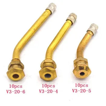 

10pcs pure copper tire valve, tubeless tire pressure monitoring system sensor, Tire valve V3-20-6 V3-20-4 V3-20-5