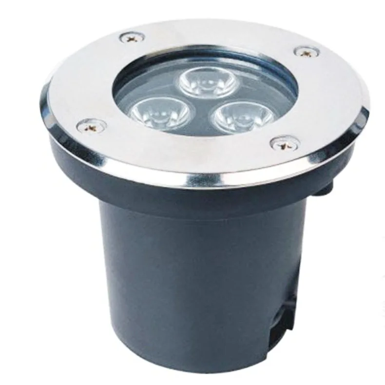 Levou ao ar Luz ao ar Levou Convés Inground Lâmpada Ac110v-240v Ip67 12 v Subterrâneo Livre Branco Quente Rgb Enterrado Luz D100 * H85mm 3 w 14 Lâmpadas subterrâneas