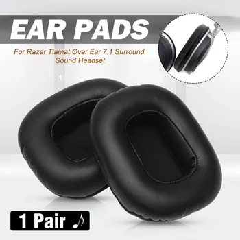 

LEORY 1 Pair Replacement Ear Pads Headphone Cushion for Razer Tiamat 7.1 Over Ear Headphone Pads Cushion