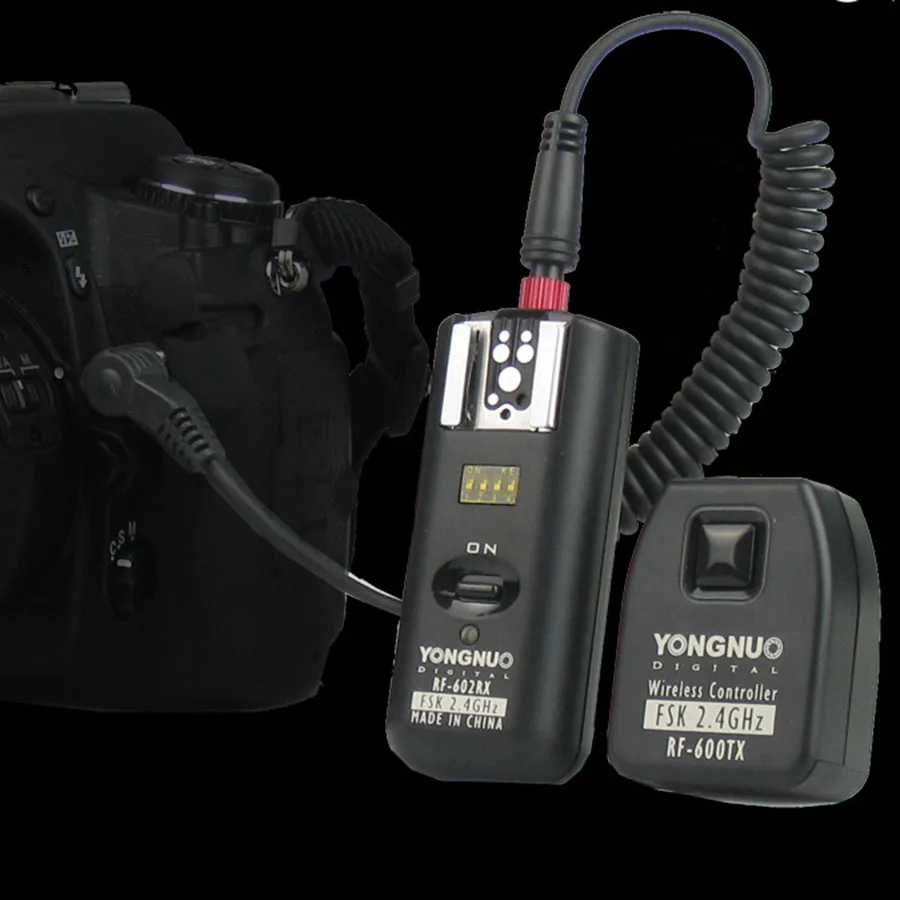 Беспроводной дистанционный триггер вспышки Yongnuo RF 602 RF602 N 1 передатчик + 2