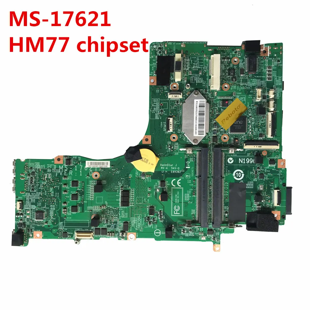 Высококачественная оригинальная материнская плата для ноутбука MSI GT70 MS 17611 HM67 17621