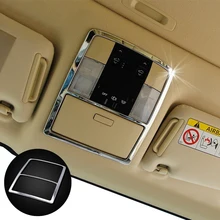 Для Toyota Land Cruiser Prado 150 2010-2013- лампа для чтения в помещении крышка отделка хромированные аксессуары для укладки