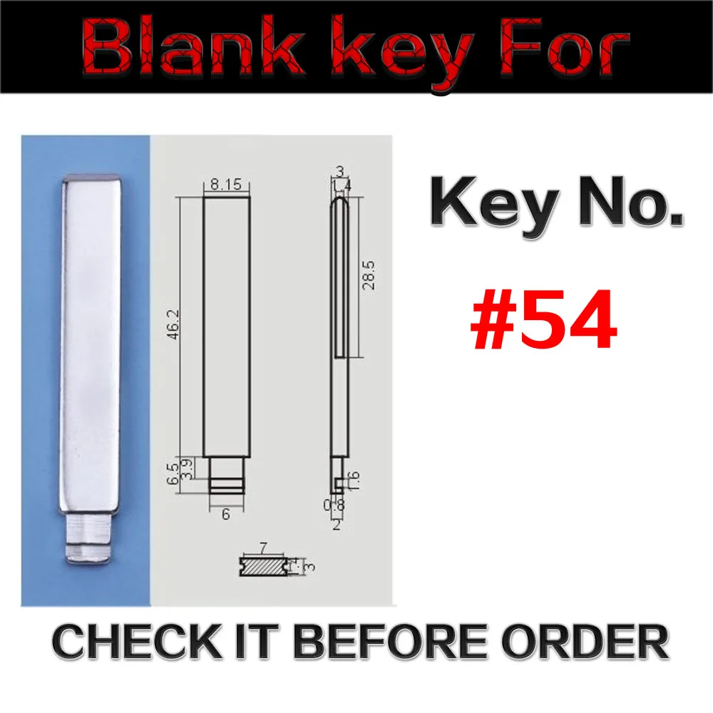 M604-8118 for Peugeot key #54 (36)