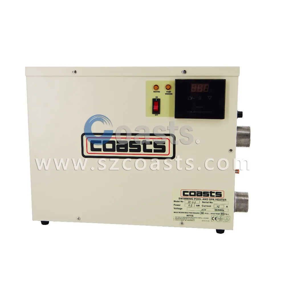 

Coasts Hot Sale 11KW Swimming Pool Water Heater