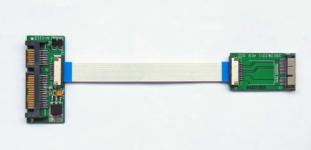 

Adapter Card to 2.5" SATA for 2010 2011 apple MacBook Air A1370 A1369 SSD with FPC cable original slot