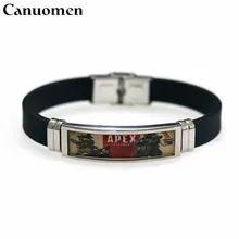 Canuomen/Новинка, модный браслет Apex Legends, горячая игра, логотип, браслеты из нержавеющей стали, подарок для мальчиков, регулируемый браслет