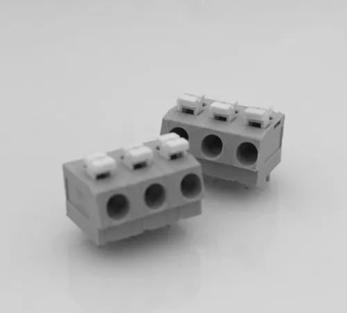 

Free shipping 50PCS DG222 KF222 spring terminal block FS804 7.5MM 300V 15A WAG2.5 connector FS2.5