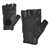 HOT Fashion Men's Leather Gloves Half Finger Fingerless Stage Sports Driving  Solid Black Gloves ► Photo 3/3
