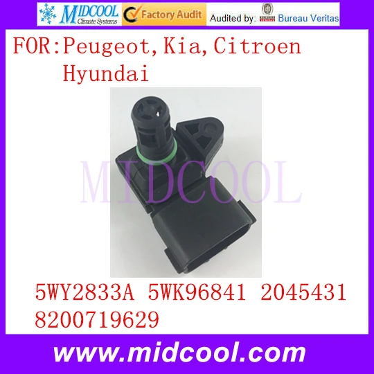 New MAP Sensor Manifold Absolute Pressure Sensor OEM 5WY2833A 5WK96841