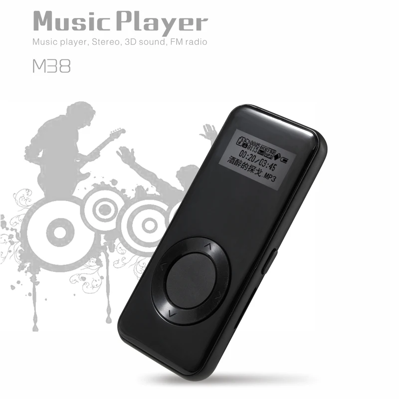 Benjie Mini Lossless Music MP3 Player 8GB Memory with FM Radio Voice Recorder SD Card Slot
