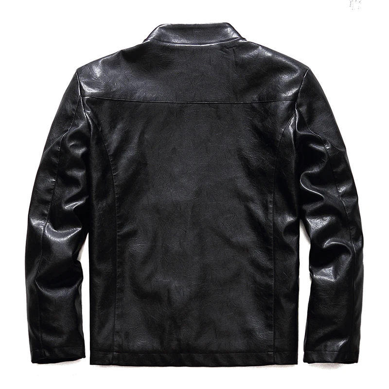 Мужские кожаные куртки размера плюс 10XL 8XL 6XL 5XL 2018 Новое поступление мужская