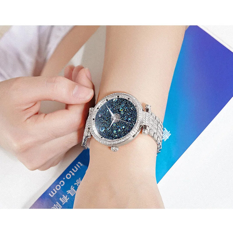Hot Sell Quartz Watches Luxury PB Brand Women Watch Glitter Shiny Crystal Diamond Rose Gold Ladies Wristwatch Water Proof HL639 Hot Sell Quartz Watches Luxury PB Brand Women Watch Glitter Shiny Crystal Diamond Rose Gold Ladies Wristwatch Water Proof HL639