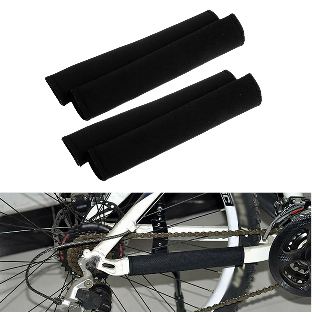 4Pcs Bike Chain Guard Cover Bicycle Accessories Dustproof Cycling Frame Sleeve Chain Protector