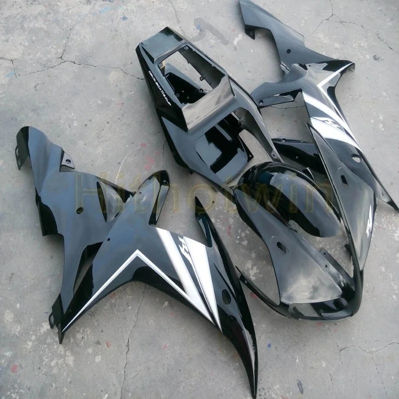 Заказной мотоциклетный Артикул для Yamaha YZF-R1 2002-2003 YZFR1 02-03 моторные Обтекатели+ винты+ серебро пламя ABS пластиковый комплект кузова - Цвет: H