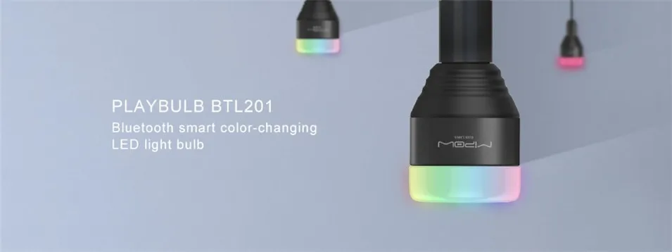 MIPOW Bluetooth умный светодиодный светильник 5 Вт E27 Playbulb приложение смартфон группа управления светодиодный с регулируемой яркостью изменение цвета умная подсветка