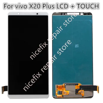 

100% tested For Vivo X20 plus X 20 plus full LCD display with touch screen digitizer Assembly replacement free shipping +tool