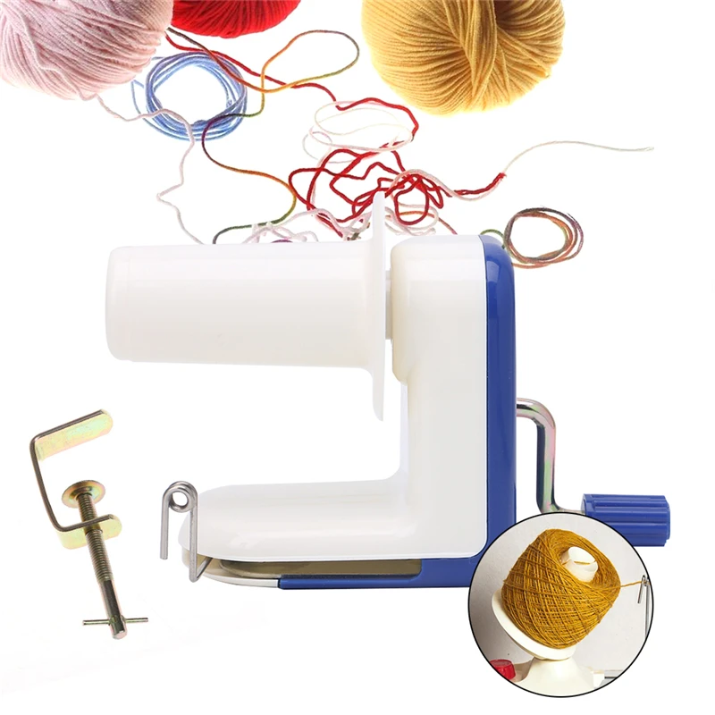

Home Sewing Tools Hand Operated Winder Knitting Machine Yarn Fiber Wool String Ball Sewing Accessories