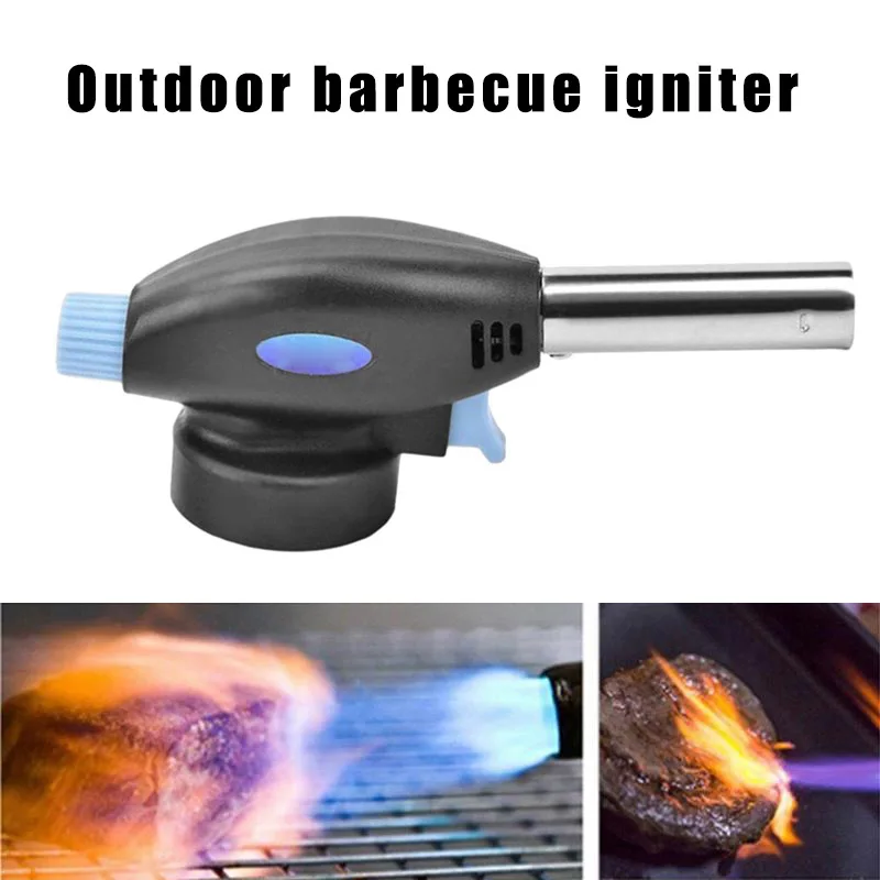 

2019 Hot Sale Flame Gas Torch Igniter Flamethrower Portable for Outdoor Camping BBQ Soldering Welding 19ing
