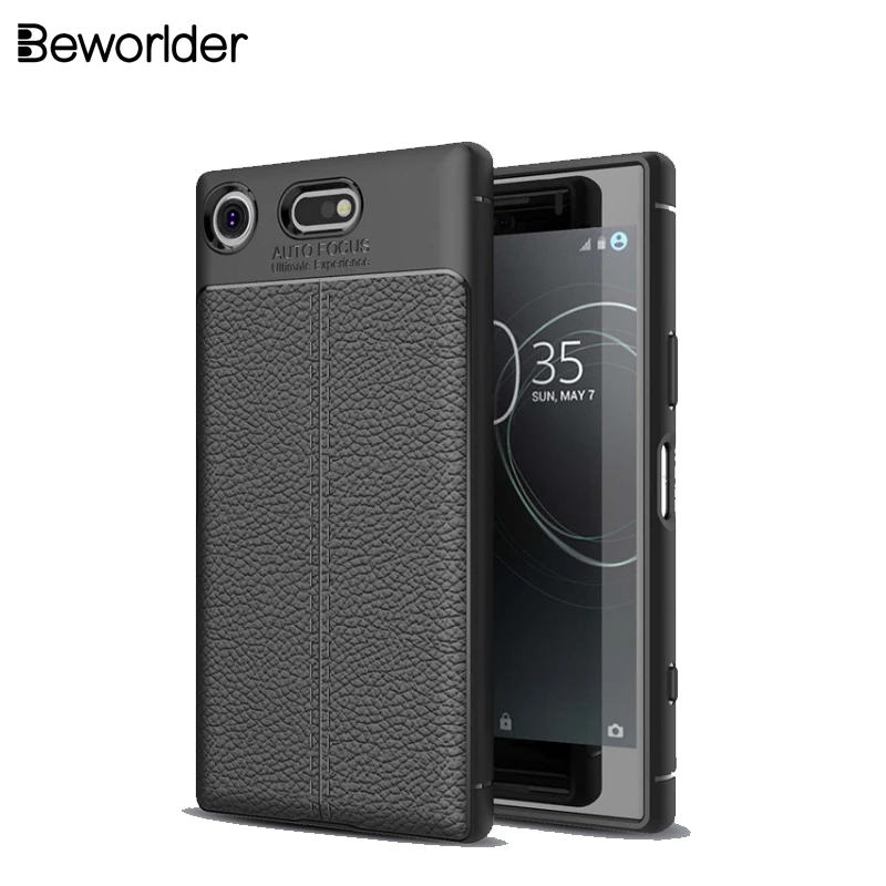 Компактный чехол beworld для sony Xperia XZ1 мягкий силиконовый телефона нескользящая