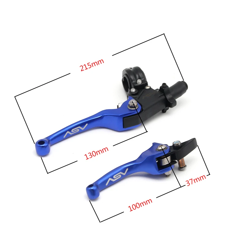 ZSDTRP 7/8'' 22mm CNC ASV Universal Motorcycle Brake Clutch Levers For crf 230 gsr 600 cb650f trk 502 Scooter Dirt Pit Bike