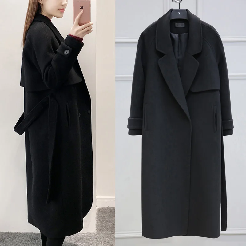 

KMETRAM Spring Jacket Women Clothes 2019 Woolen Coat Female Long Trench Coats and Jackets Women Outwear Chaqueta Mujer MY2785
