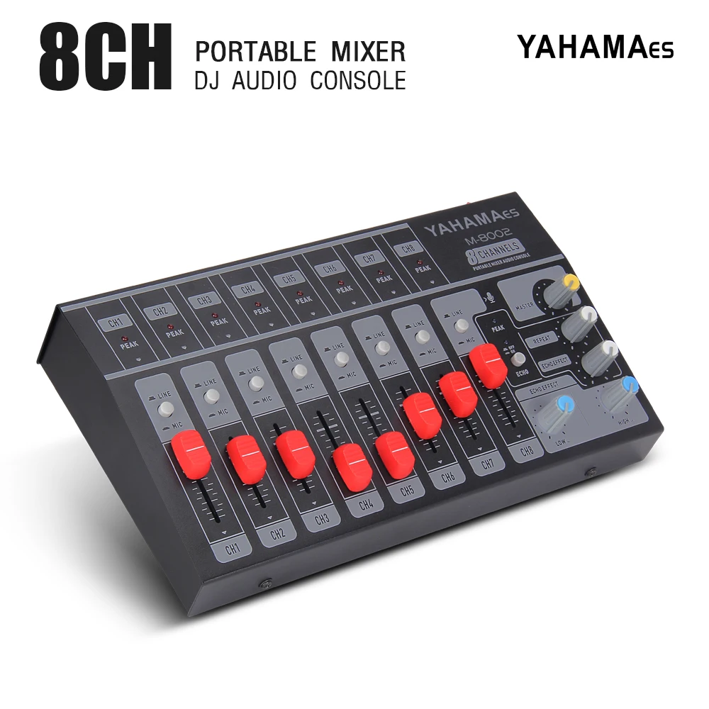 portátil mini mixer console de áudio mixer