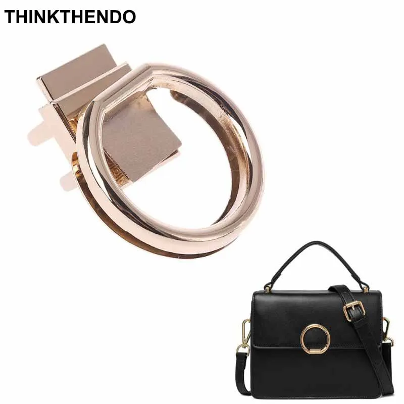 

Round Shape Metal Clasp Turn Lock Twist Lock Hardware For DIY Handbag Bag Purse