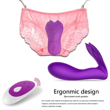 Strap on Dildo 10 Speed Vibrating Panties Clit stimulation Butterfly Vibrator for Women Vagina Massager G Spot Vibrator sex toys