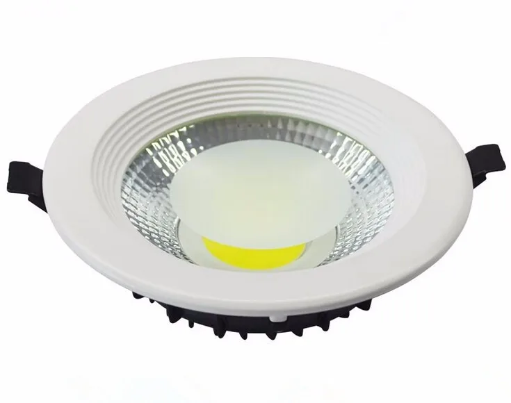 Luz de Teto Frete Grátis Super Bright w - 10 15 85-265 v Dimmable Levou Downlight Recesso Led Down Light Lâmpada Quente Branco Frio 7 3 Frete Grátis Super bright 7 w 10
