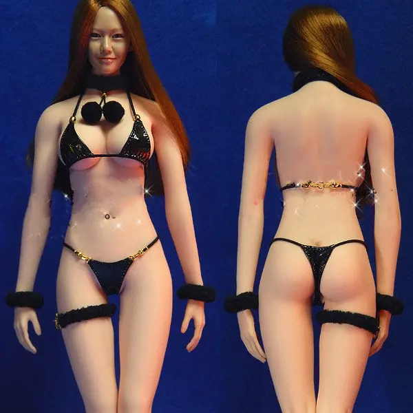 

Estartek Customized 1/6 Sexy Christmas Bikini Set for 12inch Phicen Tbleague Jiaoudoll Verycool Female Collectible Figure DIY