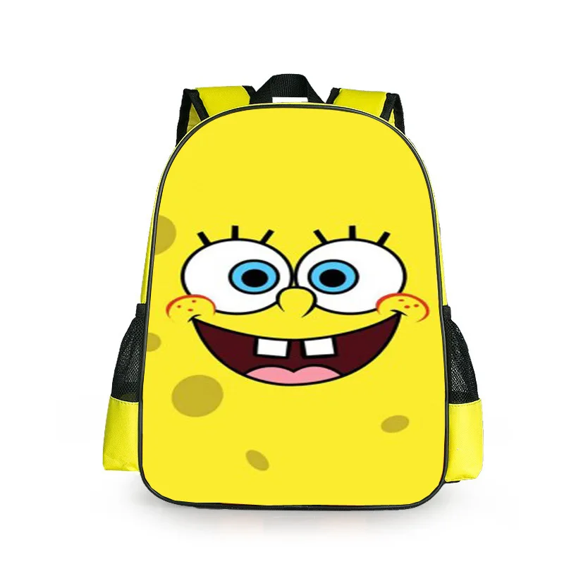 Новая мода Губка Боб Квадратные Штаны Девочки Мальчики мультяшный рюкзак для детей школьные сумки для детей