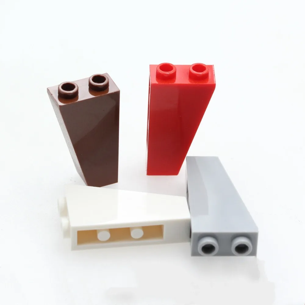 

moc Slope Brick 2x1x3 inverted*20pcs DIY enlighten block brick part No.2449, Compatible With Other Assembles Particles