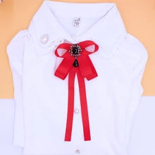 Для взрослых мужчин женщин шеи воротник свитер рубашка галстук-бабочка элегантный свадебный горный хрусталь кристалл галстук ленты бабочка аксессуар