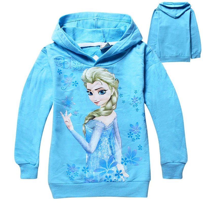 Liquidazione Infantile Delle Ragazze Da Neve Queen Felpa Con Cappuccio Per Bambini Felpe Vestiti Del Bambino Delle Ragazze Elsa Anna Giacca Abiti Cappotto Dei Bambini Della Tuta Sportiva 8yr